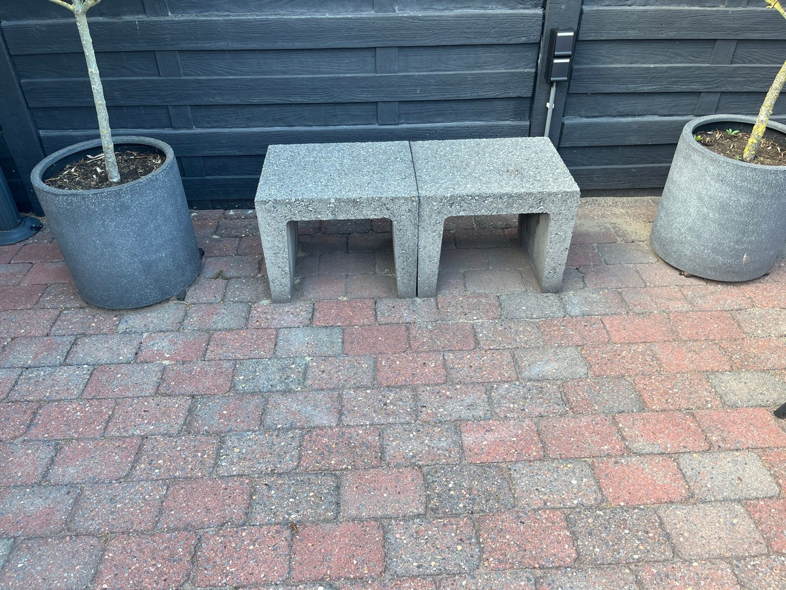 Betonnen tuinbankje - Robuust en modern, Tuin en Terras, Tuinbanken, Ophalen, Gebruikt, Overige materialen