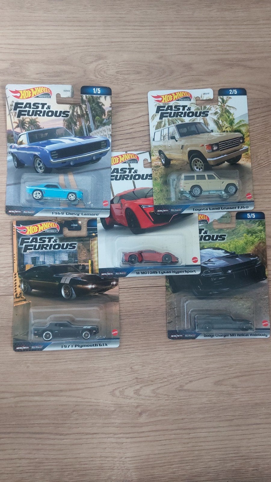 Hot Wheels Fast & Furious Premium complete set, Ophalen of Verzenden, Nieuw, Auto