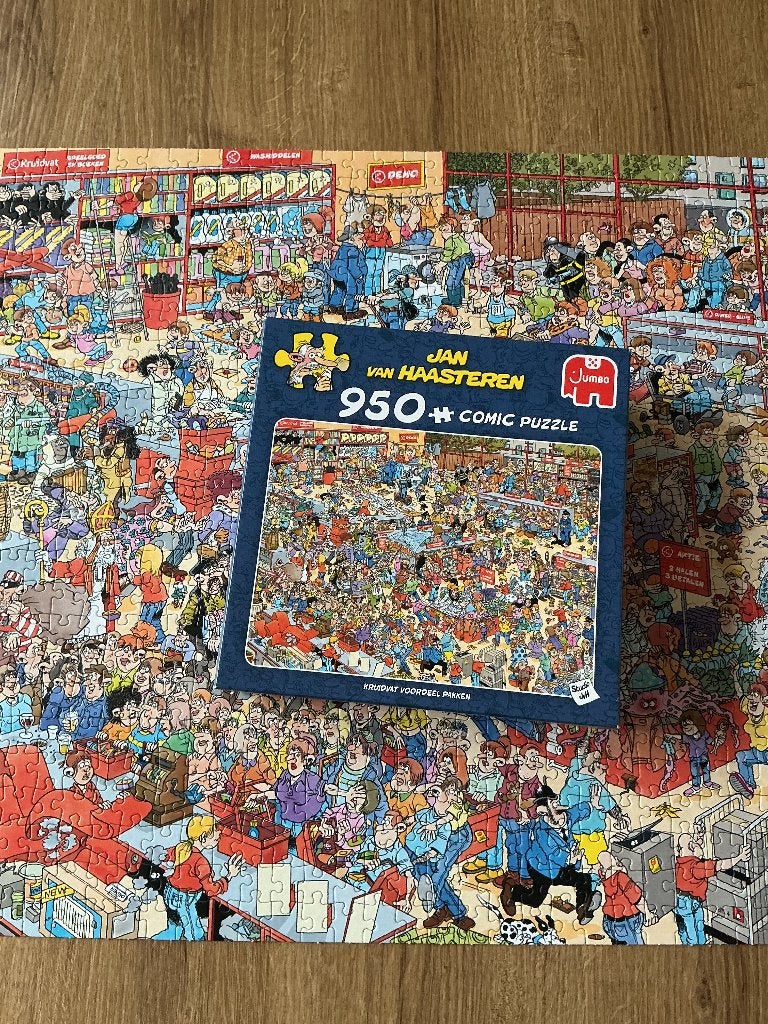Puzzel Jan van Haasteren Kruidvat voordeel pakken, Ophalen of Verzenden, 500 t/m 1500 stukjes, Zo goed als nieuw, Legpuzzel