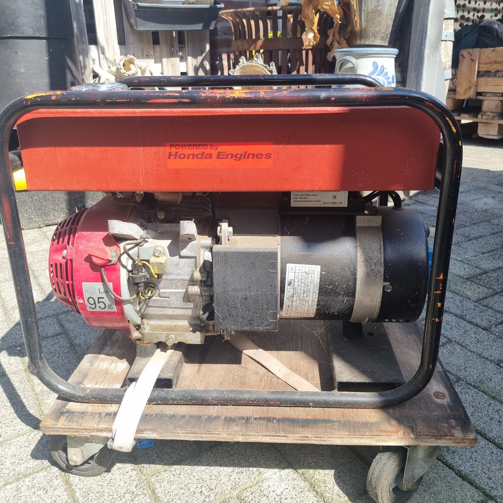 stroomgenerator, Ophalen of Verzenden, Zo goed als nieuw, Minder dan 5 kVA, Benzine
