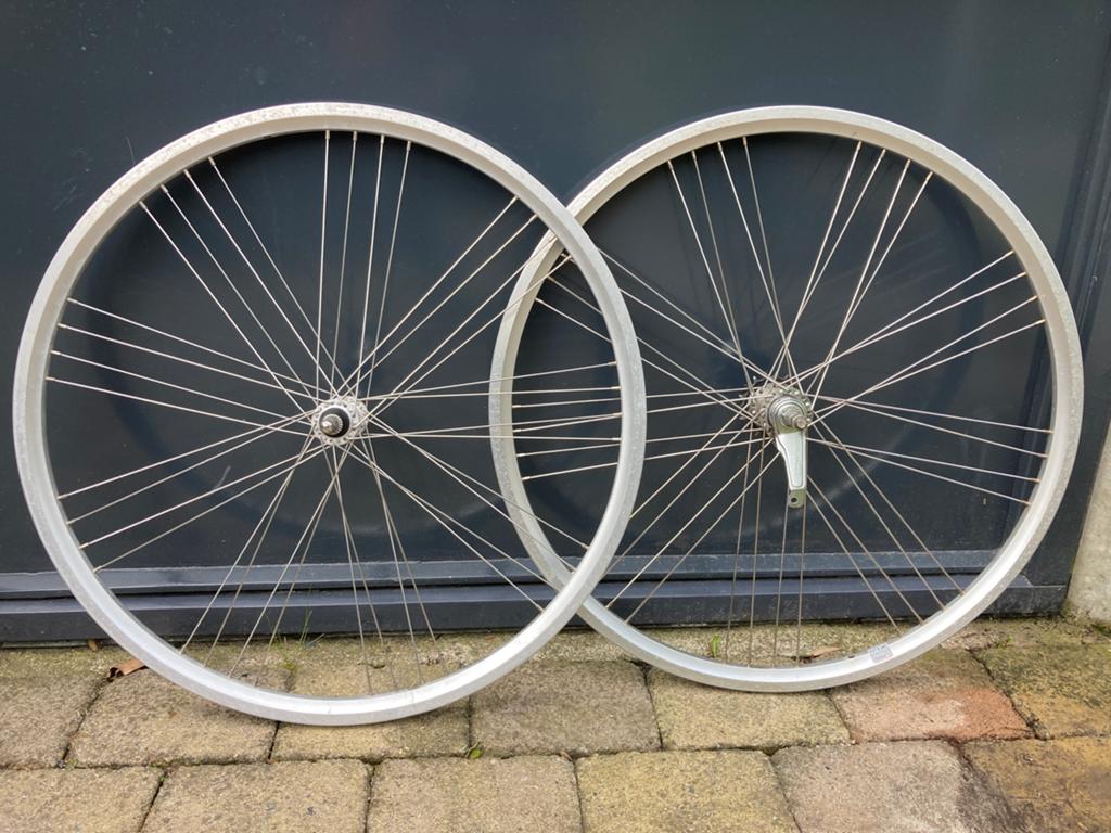 Ryde 28 inch "retro-look" wielset met terugtraprem, Fietsen en Brommers, Fietsonderdelen, Ophalen of Verzenden, Gebruikt, Wiel