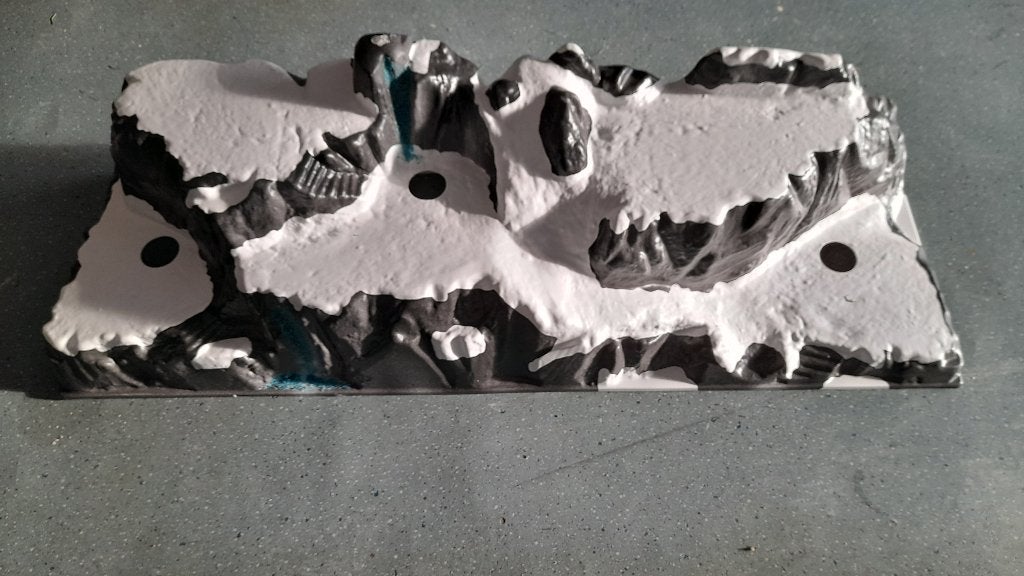 My Village kerstdorp sneeuwberg 120 x 40 cm en 30 cm, Diversen, Kerst, Zo goed als nieuw, Ophalen