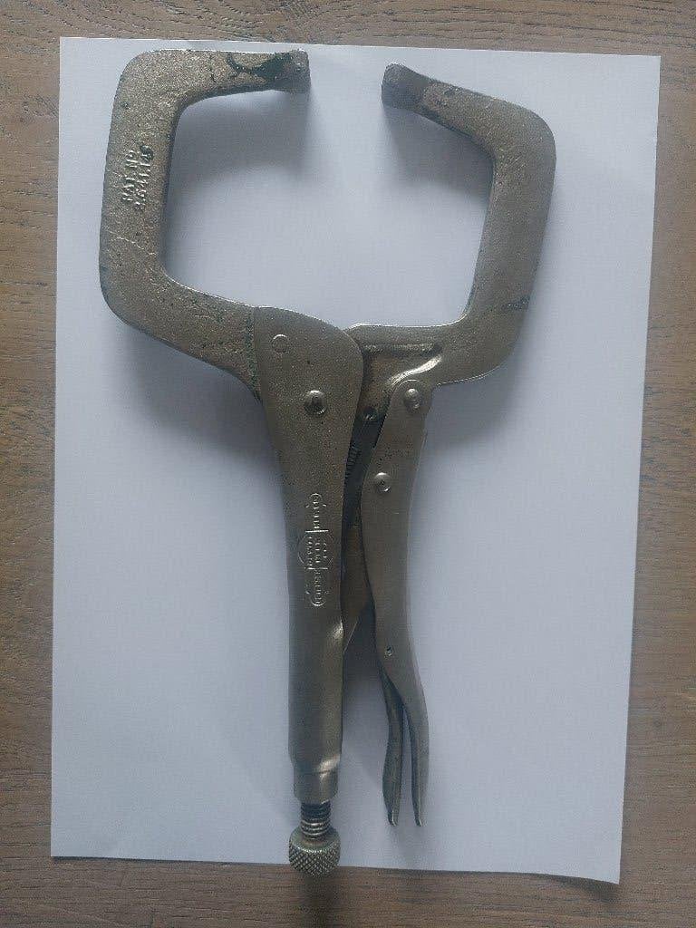 Griptang vergrendeltang bankschroeftang Petersen de Witt11R, Ophalen of Verzenden, Gebruikt, Overige typen, Overige merken