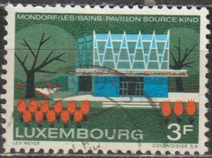 3245. Luxemburg 773 gest. Staatsbad Mondorf, Verzenden, Luxemburg, Gestempeld