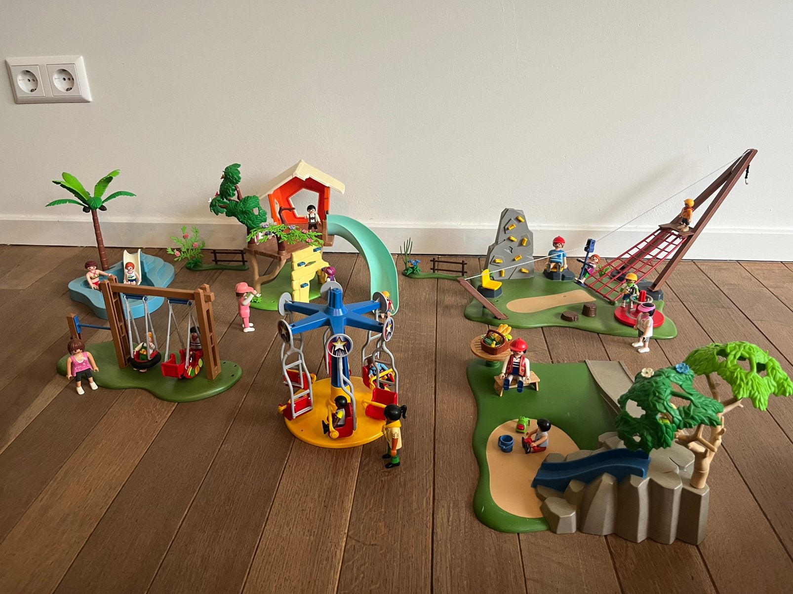 Grote Playmobil speeltuin, Gebruikt, Losse onderdelen, Overige typen, Ophalen of Verzenden