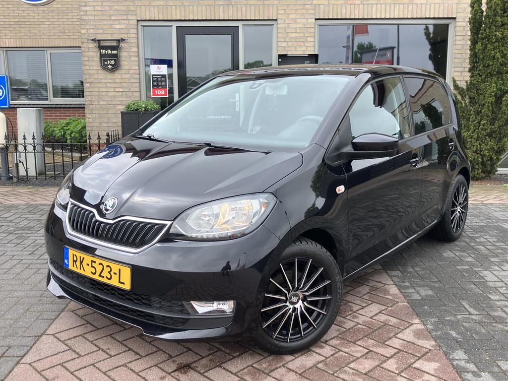 Skoda Citigo 1.0 Greentech | Cruise | LMV | Elektr. ramen, Auto's, Skoda, Voorwielaandrijving, Stof, Gebruikt, Zwart