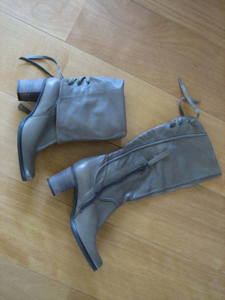 Exclusieve hoge of lage leren laarzen VALMY MODA 37 snazzeys, Hoge laarzen, Bruin, Verzenden, Valmy Moda