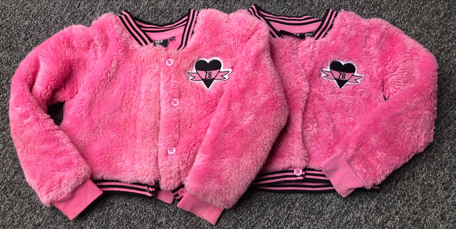 Z8 Roze Teddy Jasje Maat 116/122, Ophalen of Verzenden, Zo goed als nieuw, Meisje, Jas