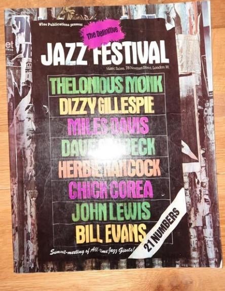 piano, gitaar: The definitive jazz festival--21 nummers!, Muziek en Instrumenten, Bladmuziek, Gebruikt, Gitaar, Ophalen of Verzenden