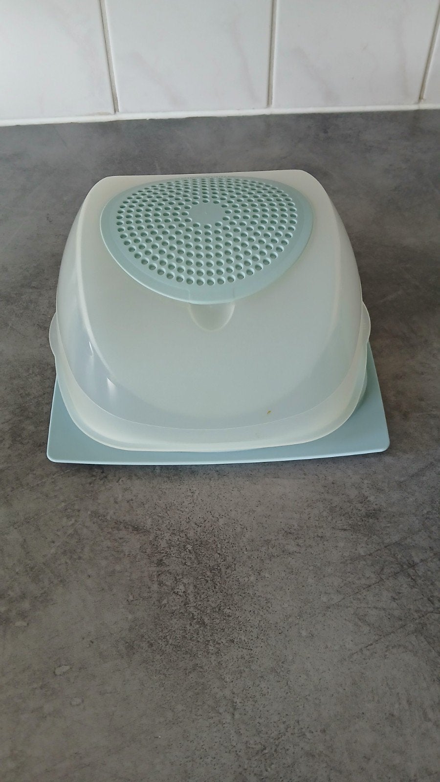tupperware kaasdoos, Ophalen, Zo goed als nieuw, Blauw, Overige typen