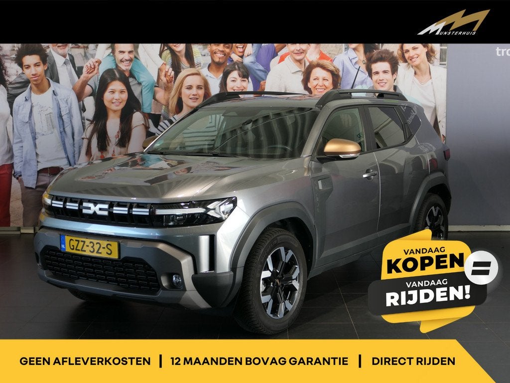 Dacia Duster 1.6 Hybrid 140 Extreme *Dealer onderhouden* - D, Auto's, Dacia, Stof, Gebruikt, 4 cilinders, Duster