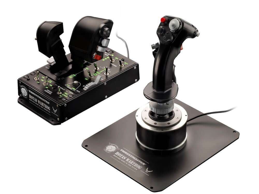 thrustmaster warthog / throttle /base+f16 stick / pedals, Computers en Software, Ophalen of Verzenden, Gebruikt, Thrustmaster, Speedlink
