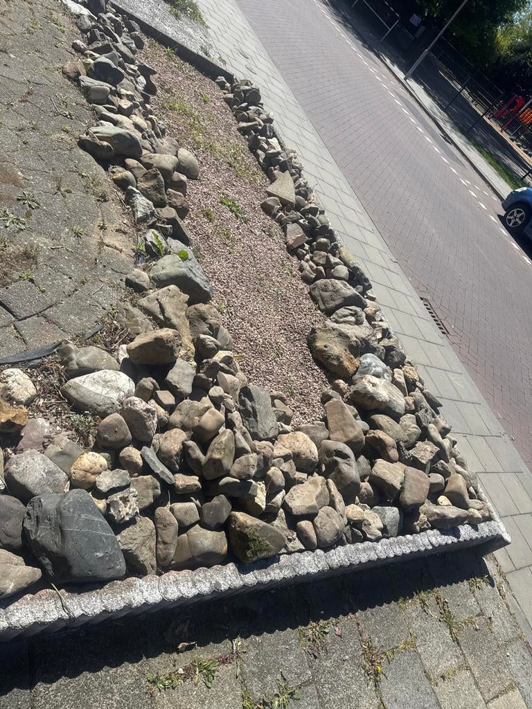 Gebruikte terrastegels en sierstenen voor tuin, Tuin en Terras, Tegels en Klinkers, Ophalen, Gebruikt, 10 m² of meer, Beton