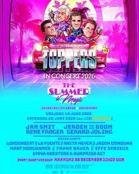 4 kaarten Toppers summer is Magic zaterdag 20 juni, Drie personen of meer, Juni, Levenslied