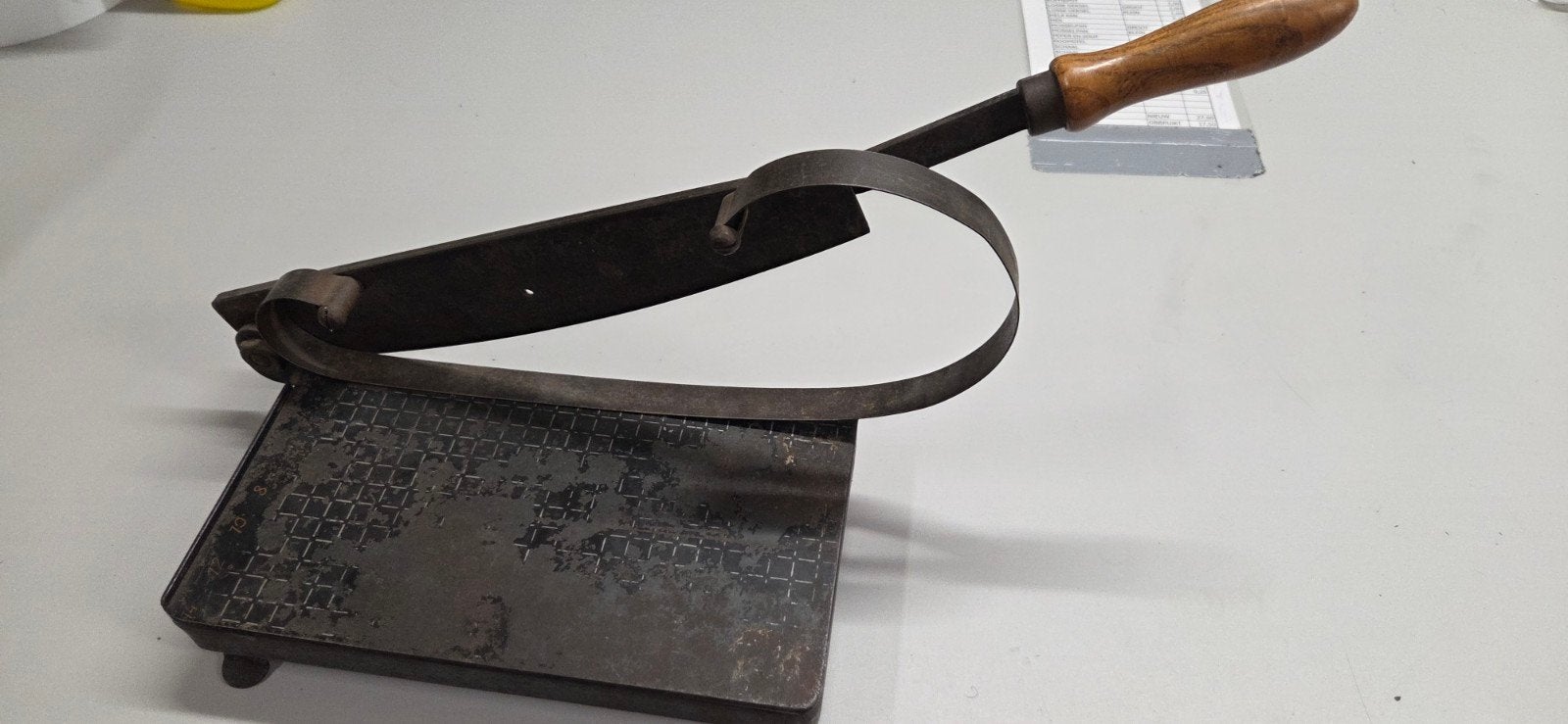 antiek broodsnijmachine. 19e eeuw., Antiek en Kunst, Ophalen of Verzenden