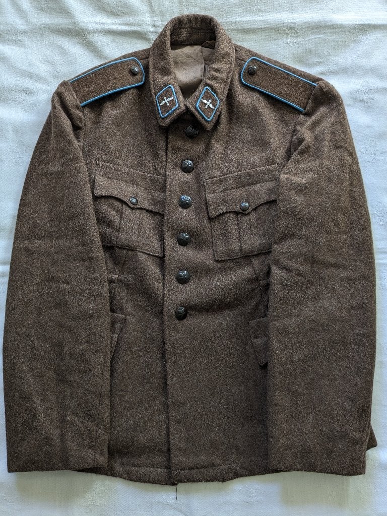 Uniform jas Bulgarije luchtmacht Koude Oorlog Sovjet USSR, Ophalen of Verzenden, Luchtmacht, Duitsland, Kleding of Schoenen