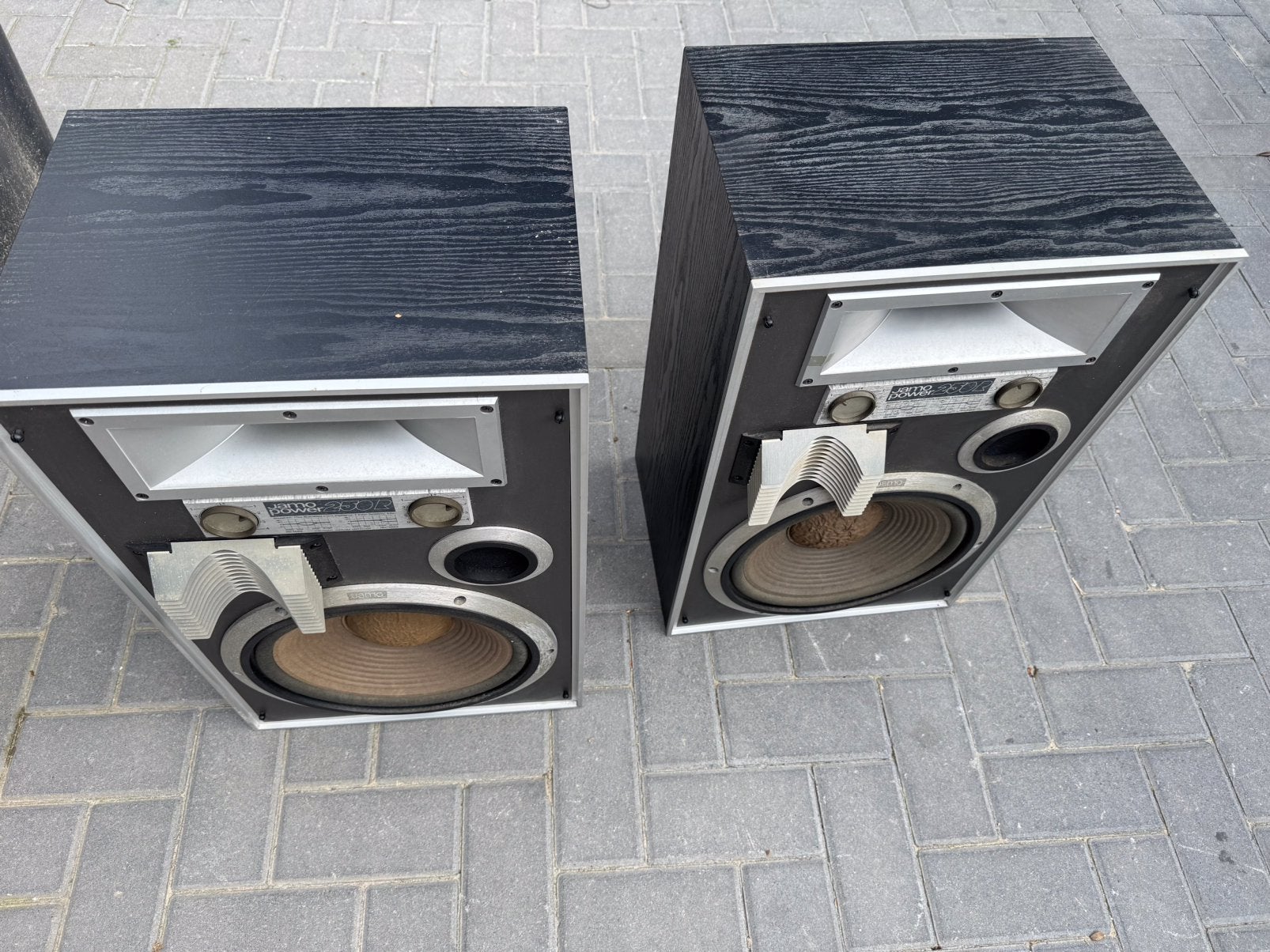 Jamo speaker set met Technics versterker, Audio, Tv en Foto, Luidsprekers, Gebruikt, Speakerset, Jamo, Ophalen