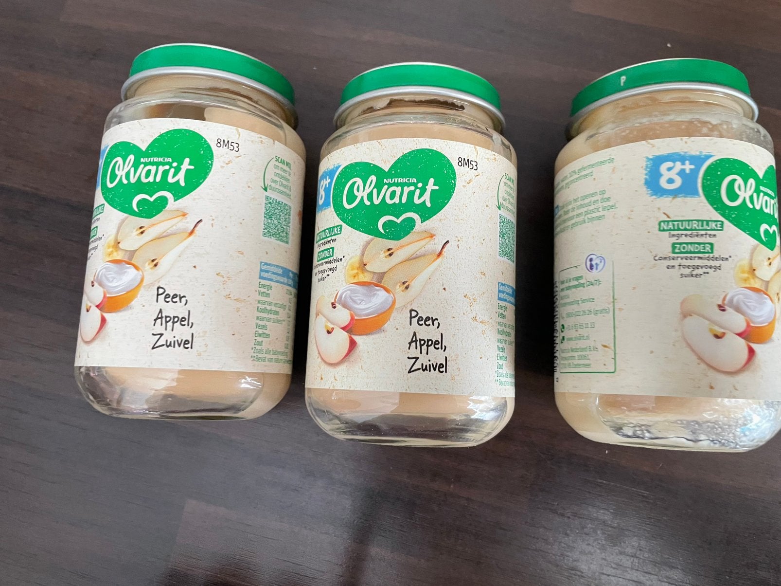 Gratis Olvarit nieuwe baby fruitpotjes, Ophalen, Nieuw, Overige typen, Overige merken