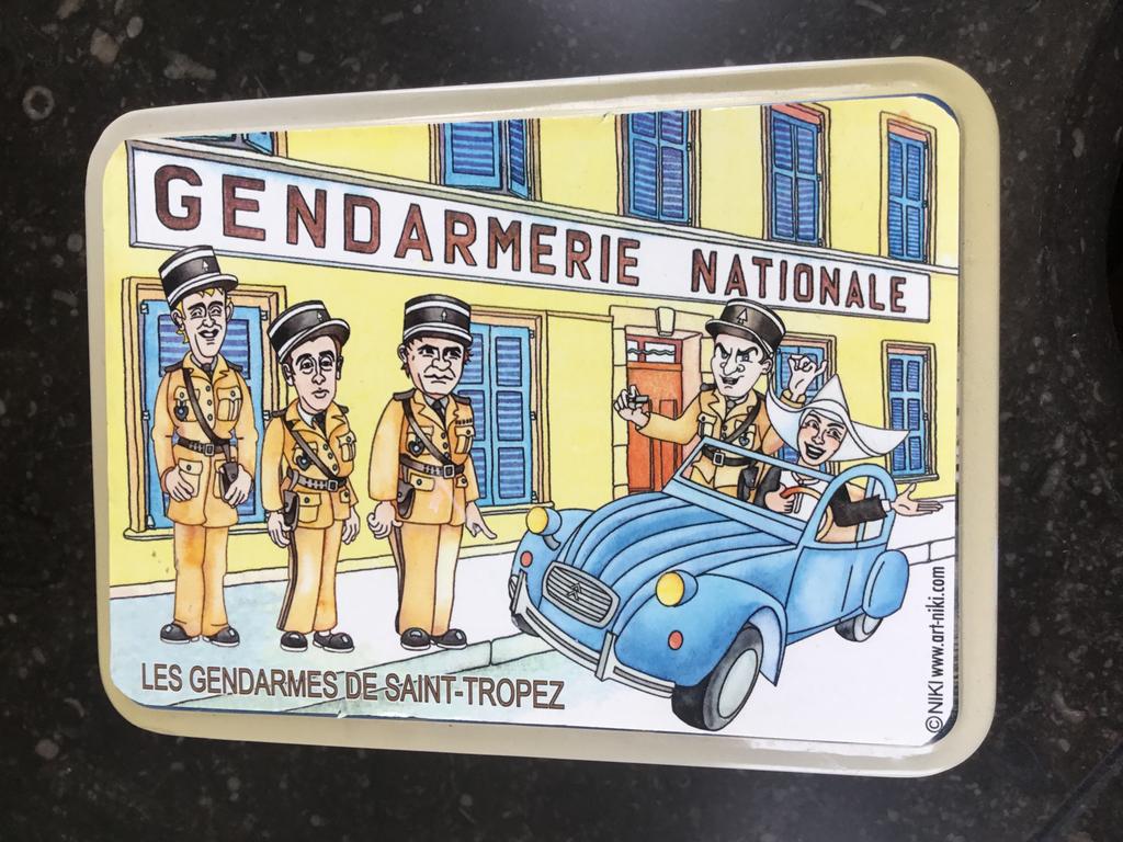 Gendarmerie Nationale, bewaarblik, verzamelblik, Ophalen of Verzenden, Zo goed als nieuw, Overige, Overige merken