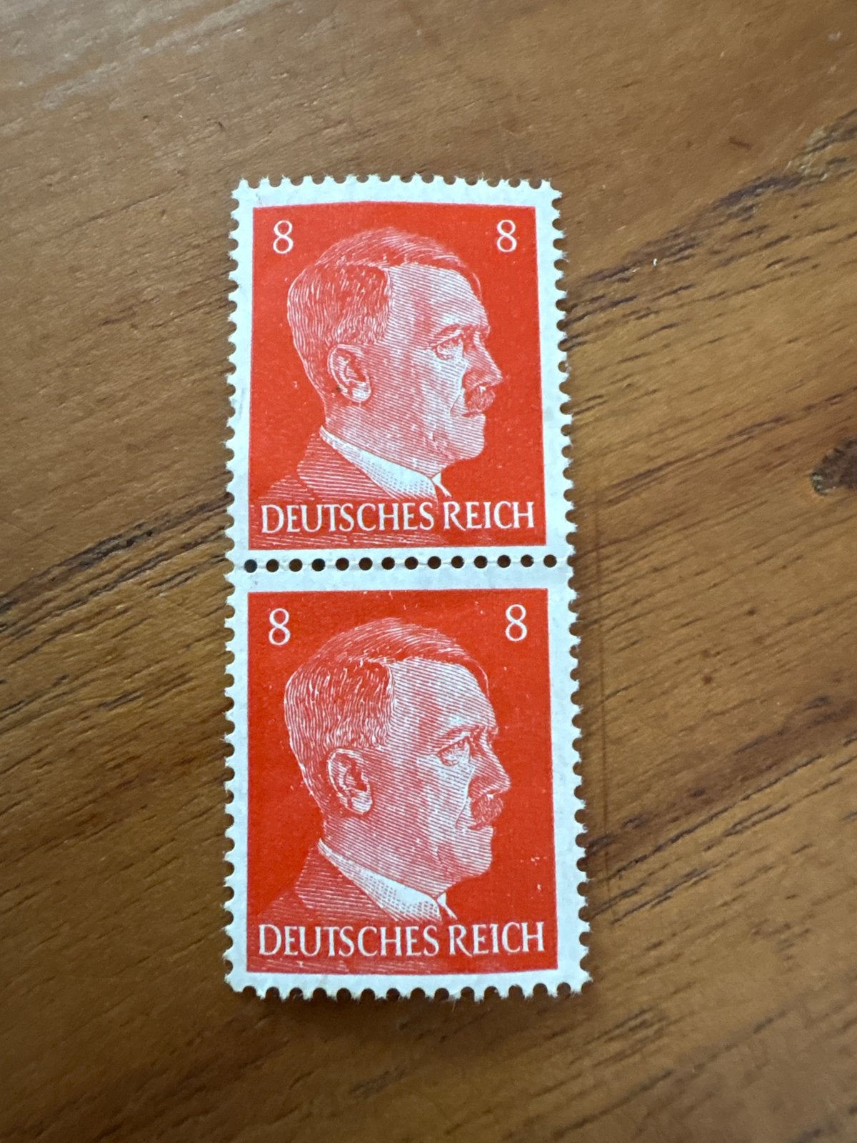 Duitse postzegels met Hitler-portret, 8 Pfennig, Ophalen of Verzenden, Duitse Keizerrijk, Postfris