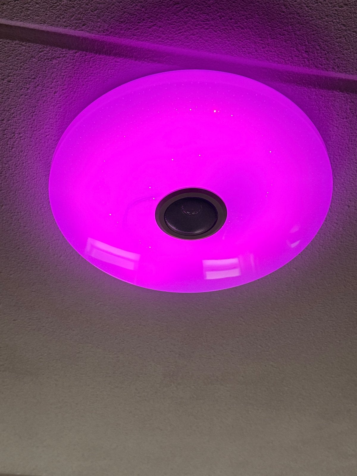 2x Plafondlamp met Bluetooth Speaker en Afstandsbediening, Ophalen of Verzenden, Nieuw, Kunststof