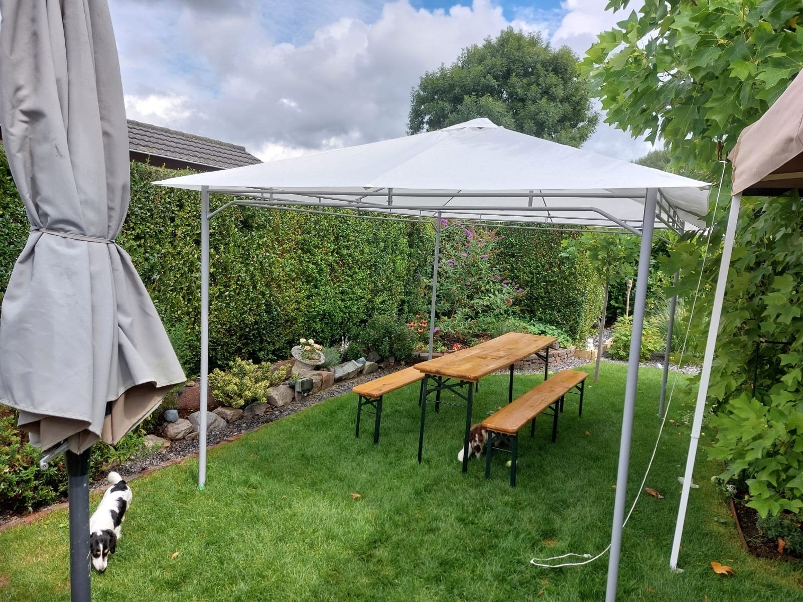 IKEA Karlsö Partytent - Zo goed als nieuw, Ophalen, Partytent, Minder dan 4 meter, Minder dan 5 meter