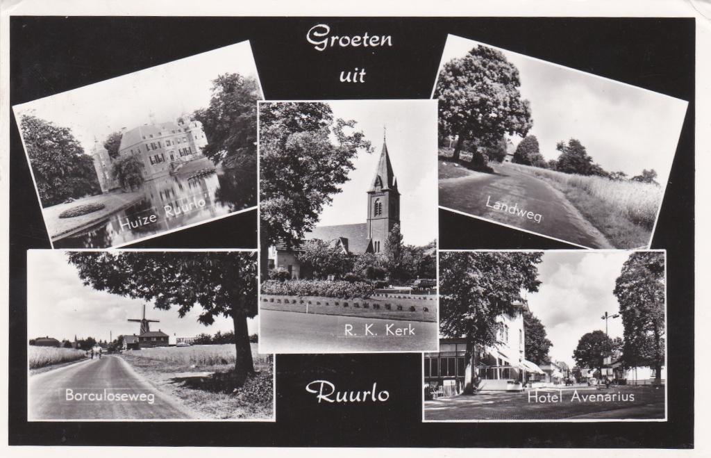 GA1721 Groeten uit Ruurlo Gelderland Vorden zelhem 1966, Verzenden, 1960 tot 1980, Gelopen, Gelderland