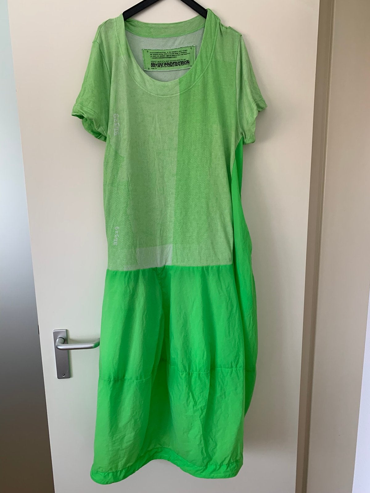 Rundholz, groene zomerjurk, maat XL, Maat 46/48 (XL) of groter, Ophalen of Verzenden, Zo goed als nieuw, Onder de knie