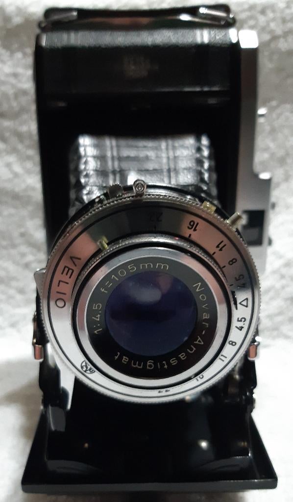 Zeiss Ikon Nettar met toebehoren verzamelobject, Audio, Tv en Foto, Fotocamera's Analoog, Gebruikt, Compact, Overige Merken, Ophalen