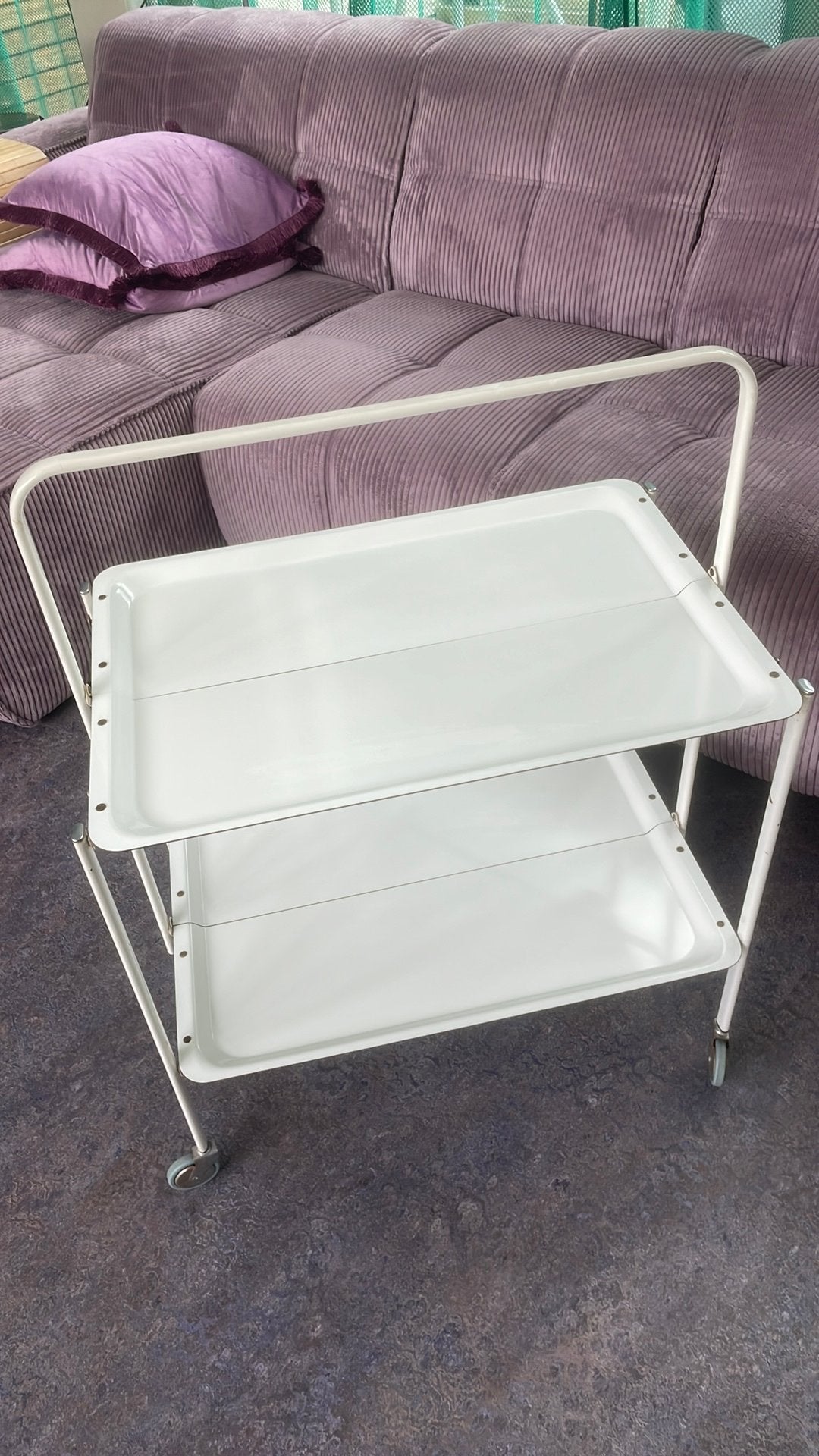 Vintage trolley inklapbaar Italie Speedy, Ophalen
