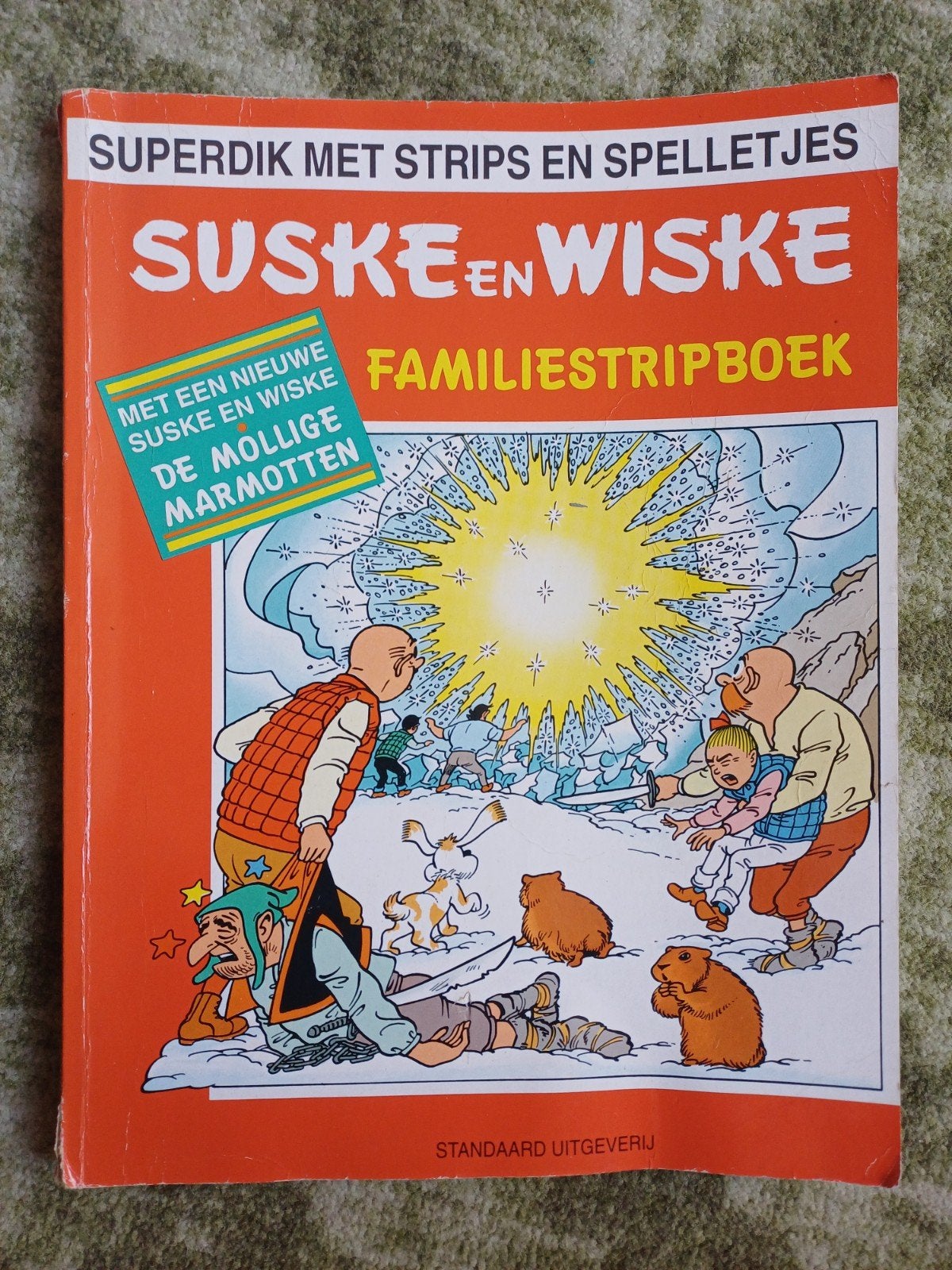 Suske en Wiske Familiestripboek - De Mollige Marmotten, Eén stripboek, Ophalen of Verzenden, Gelezen, Willy Vandersteen