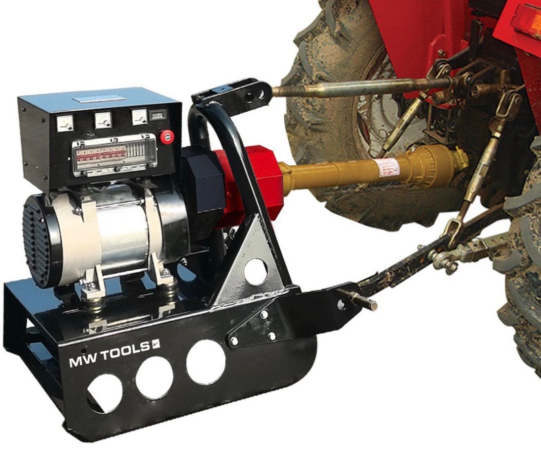 Tractorgenerator 40 kW / 50 kVA 3x400V met aftakas MW Tools, Ophalen, Nieuw