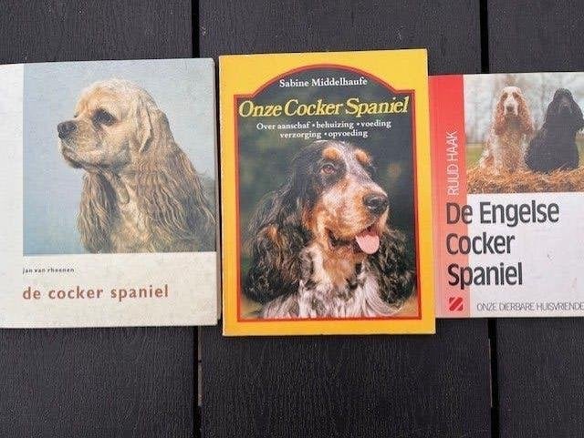 3x Cocker Spaniel boeken voor € 8,00, Verzenden, Honden