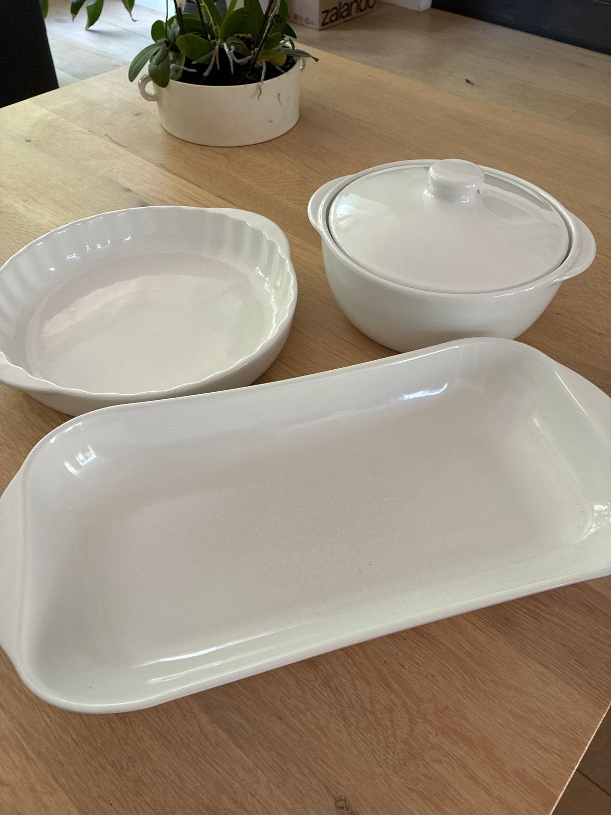 Set ovenschalen Villeroy & Boch Vivo - 3 stuks, Ophalen, Overige typen, Zo goed als nieuw, Steen/keramiek
