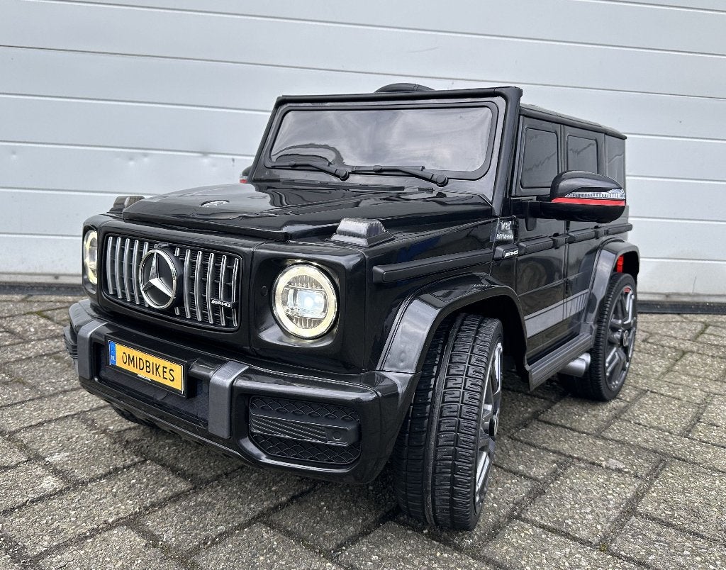 Mercedes G63 Edition wit 12v -RC - Leder zit - Rubberband, Ophalen of Verzenden, Nieuw, Overige typen