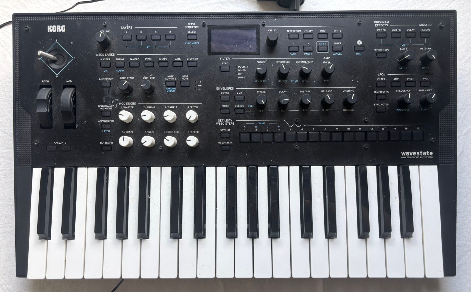 Korg Wavestate synthesizer, Korg, Zo goed als nieuw, Met midi-aansluiting, Overige aantallen