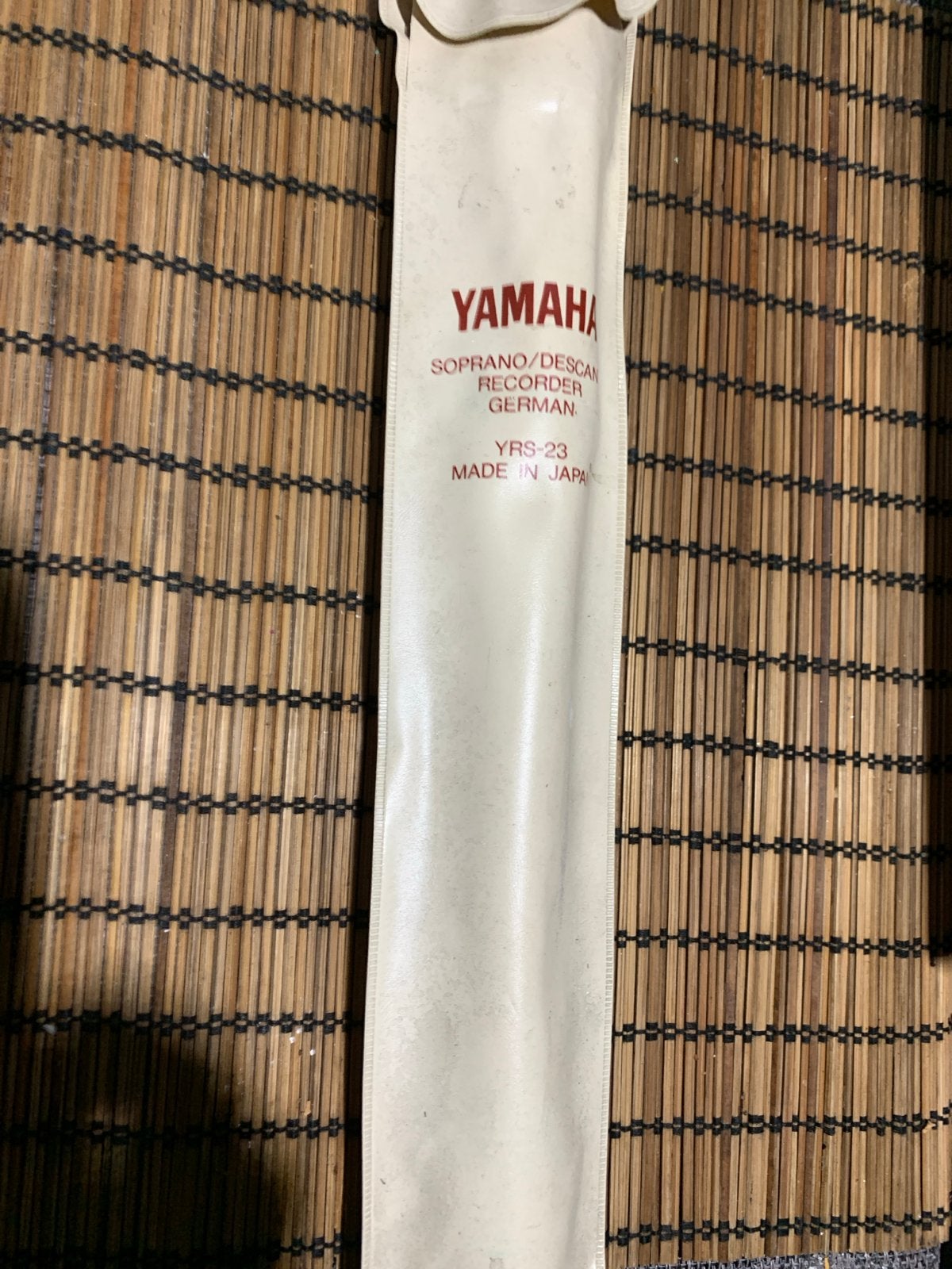 Yamaha Sopraan Blokfluit YRS-23 met hoesje, Ophalen of Verzenden, Zo goed als nieuw