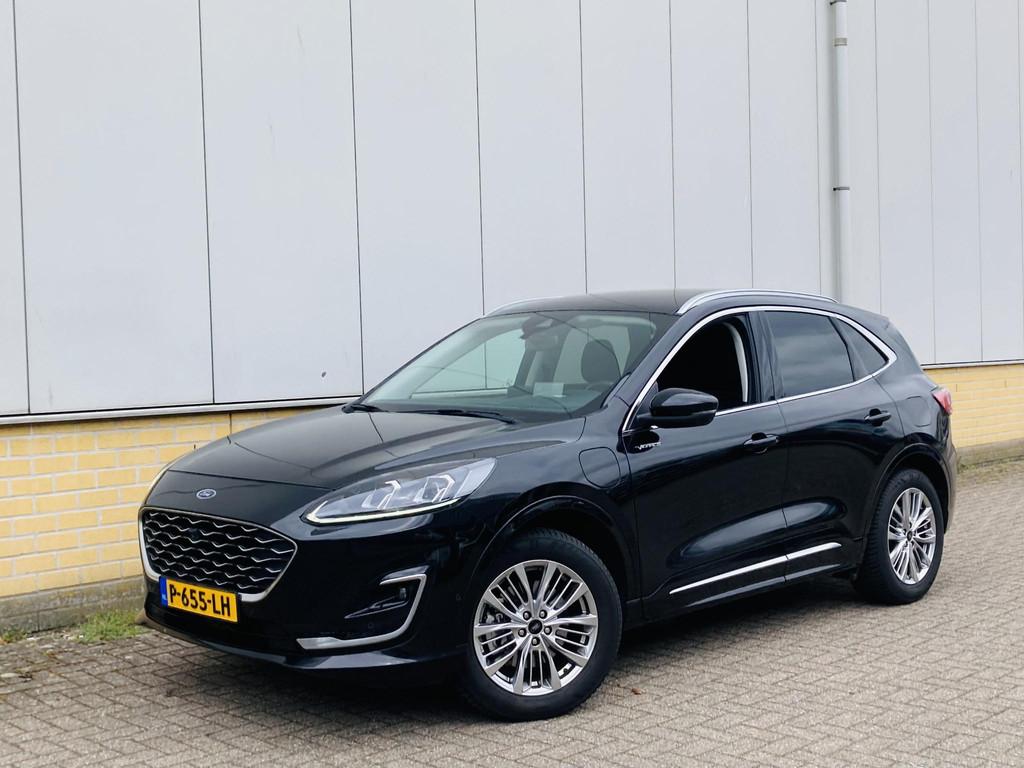 Ford Kuga 2.5 PHEV 225 pk Vignale Lederen bekleding - BLISS, Auto's, 14 kWh, Gebruikt, 4 cilinders, Zwart