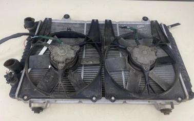 Camper fiat ducato radiateur met koelfans blower fans, Verzenden, Gebruikt