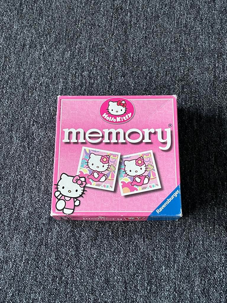 Hello Kitty Memory Spel - Ravensburger, Een of twee spelers, Ophalen of Verzenden, Gebruikt