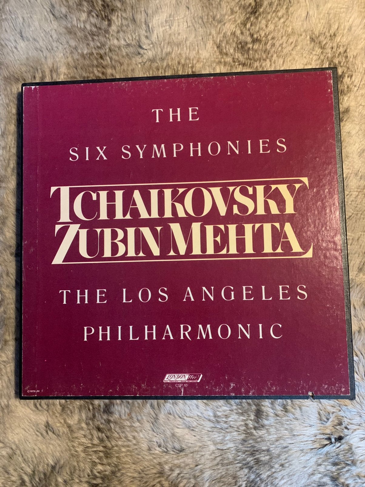 The 6 symphonies Tchaikovsky Zubin Metha lp box, Cd's en Dvd's, Vinyl | Klassiek, Ophalen of Verzenden, Romantiek, Gebruikt