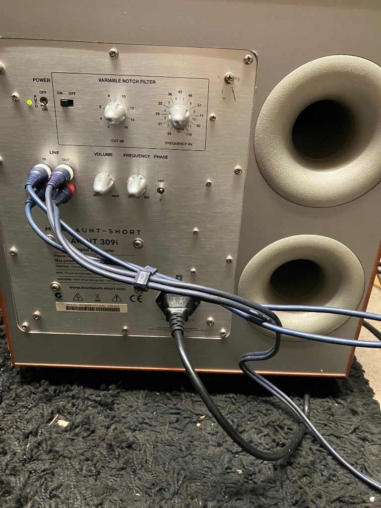 mordaunt short avant 309i digitale subwoofer, Gebruikt, Subwoofer, Geschikt voor surround/home cinema, Ophalen