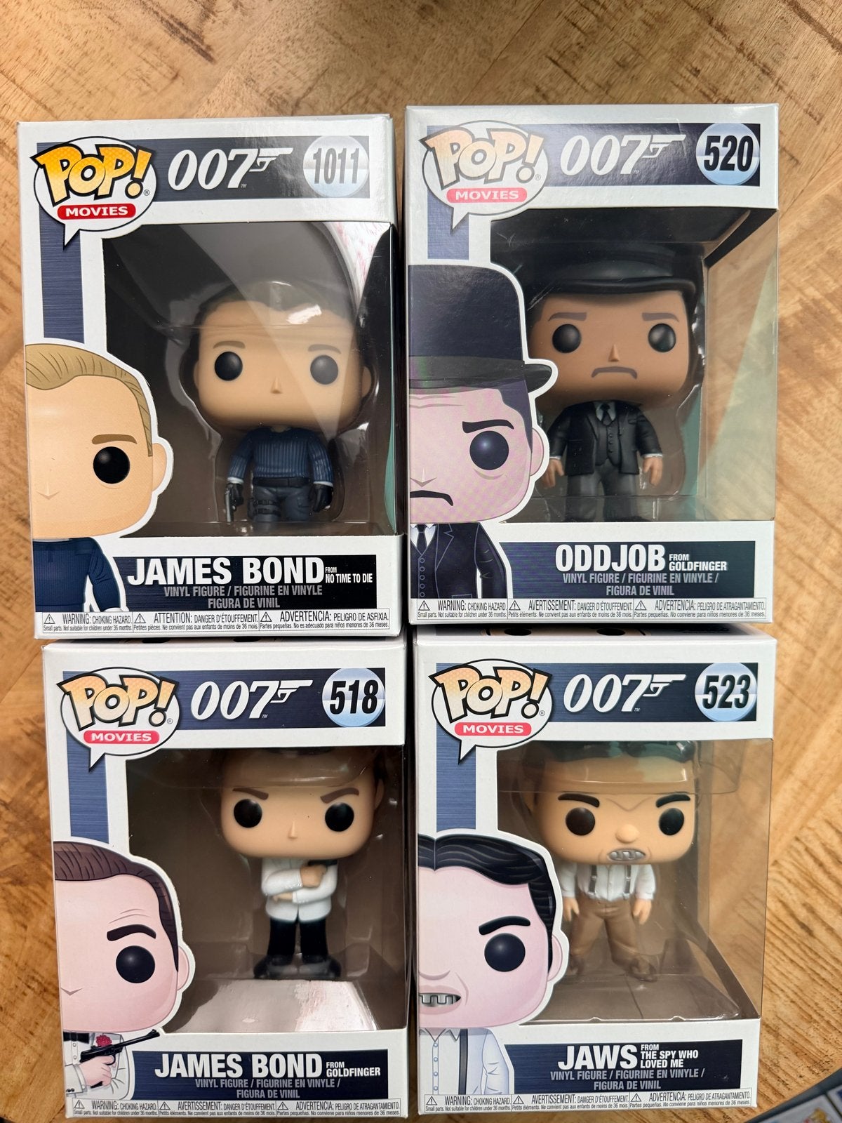 Funko Pop! James Bond Collectie (8 stuks), Ophalen of Verzenden, Nieuw