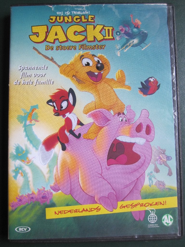 Jungle Jack II - De stoere filmster, Tekenfilm, Zo goed als nieuw, Alle leeftijden, Amerikaans