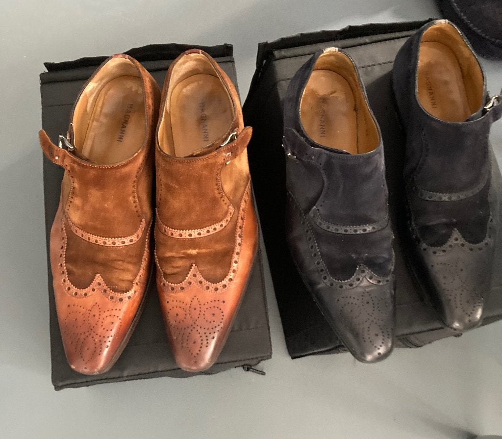 Magnanni schoenen 42, Bruin, Ophalen of Verzenden, Gespschoenen, Magnanni