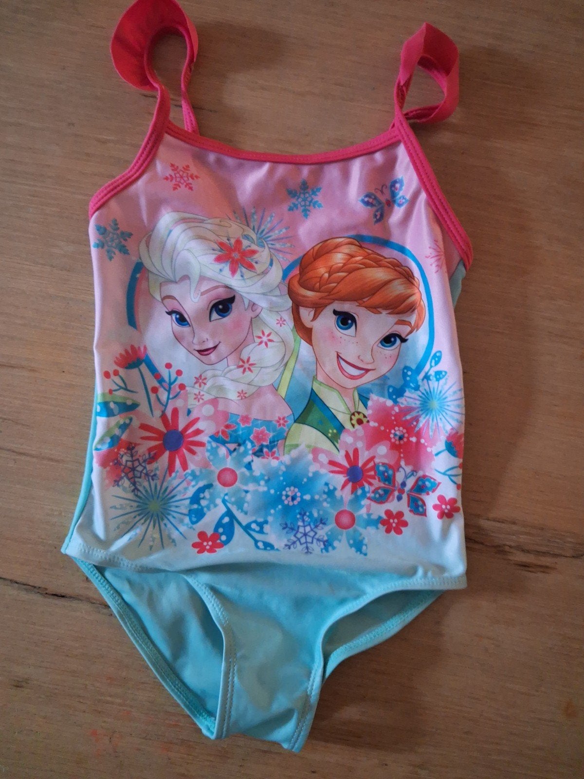 Frozen Badpak Elsa & Anna - Maat 110/116, Kinderen en Baby's, Kinderkleding | Kinder-zwemkleding, Meisje, Badpak, Ophalen of Verzenden