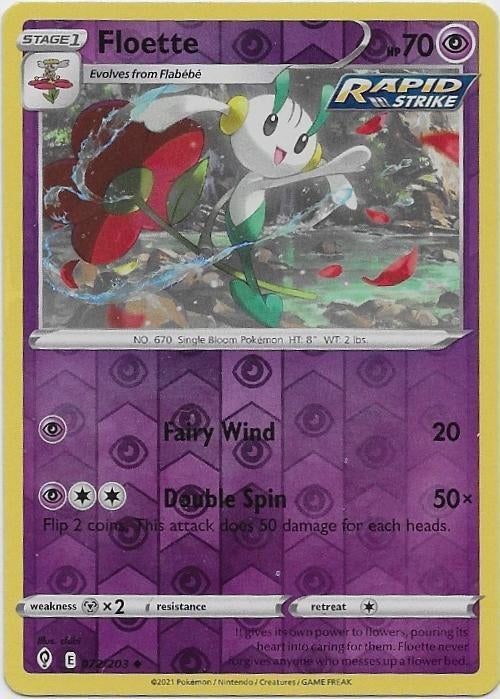 Evolving Skies,  Floette [reverse] 72/203, Verzenden, Nieuw, Losse kaart