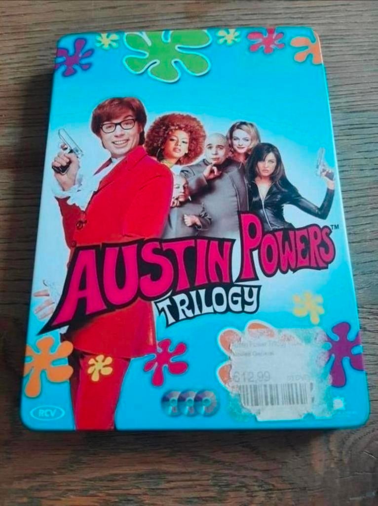 Austin Powers Steelbook Trilogy dvd box., Cd's en Dvd's, Boxset, Ophalen of Verzenden, Vanaf 6 jaar, Actiekomedie