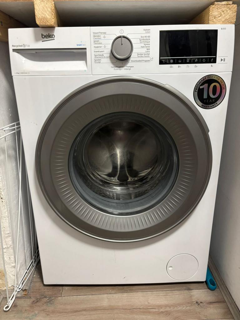 Beko wasmachine zgan, Ophalen, Zo goed als nieuw, 85 tot 90 cm, 1200 tot 1600 toeren