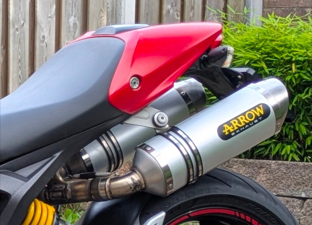 Arrow uitlaat Ducati 696 - Slip-on met decibel killers, Motoren, Onderdelen | Ducati, Ophalen of Verzenden